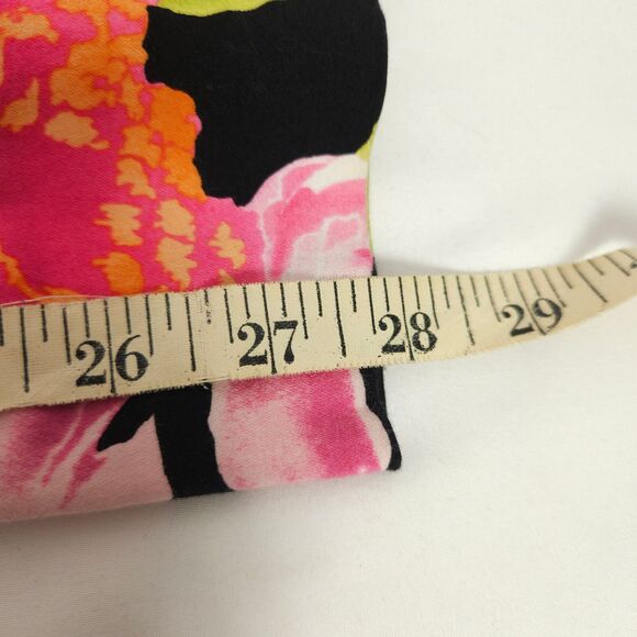 Talbots Collection Womens Size 10 32x27 Floral Flower Cotton Blend Stretch Pants - Picture 7 of 7